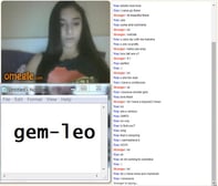 Premium – GemLeo Omegle Cute Teen Flashes Ass