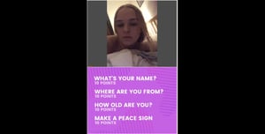 Anxious Panda – Girl attempts the omegle game