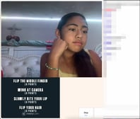Anxious Panda – Cute indian teen plays omegle game restroom