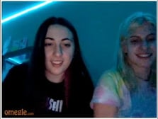 Anxious Panda – 2 girls flash and suck fingers