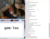Premium – GemLeo Omegle Nerd Shows Her Panties