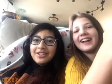 Anxious Panda – Omegle girls go to bathroom to strip