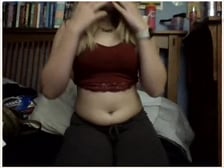 Anxious Panda – Omegle blonde tomboy cums with hairbrush