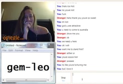 Premium – GemLeo Omegle Blonde Rubs Her Pussy Orgasm