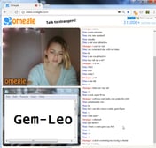 Premium – GemLeo Teen Excited to Finger Herself on Omegle