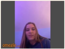 Anxious Panda – Omegle cutie sucks her own boobs