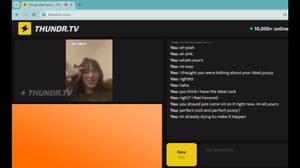 Obj05 – Tattoo girl from thundr.tv passionately rubs pussy