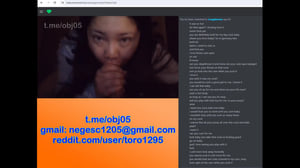 Obj05 – Chinese woman gives dildo blowjob emerald chat