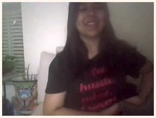 Anxious Panda – Girl from omegle sucks on banana