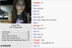Anxious Panda – Omegle girl plays game and cums on brush