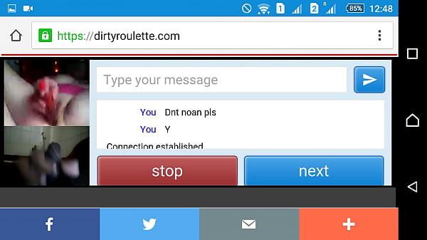 Cam to Cam fun with a white chubby women