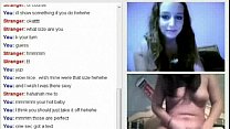 Omegle teen girls swap nudes and masturbate