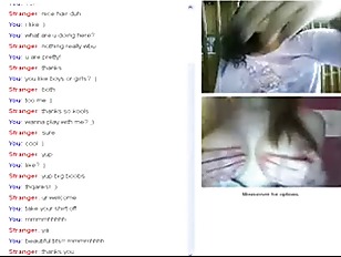 Omegle #66 Brunette perfect body masturbates