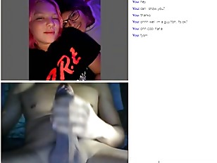 Omegle big cock reaction