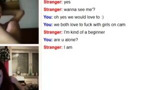 omegle girl masturbates to fucking couple