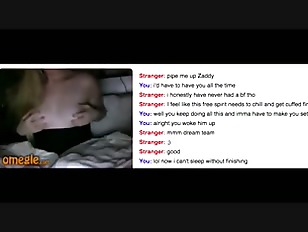 Omegle horny 18 yo shows off for cum.mp4