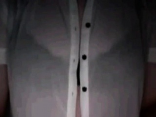 Omegle woman with seethru top plays