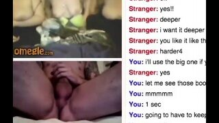 While man dildos butt on omegle 3 girls display