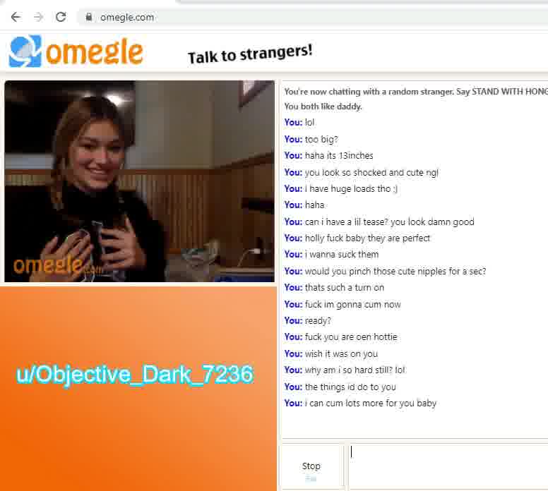 Cute Teen Is Shocked By Omegle Monster Cock