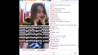 #23 Omegle Porn french brunette is horny