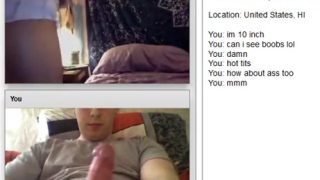 Amateur omegle slut loves to show all she's g