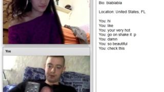 Amateur omegle slut loves to show all she's g