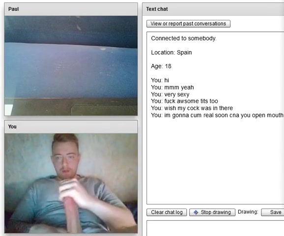 Amateur omegle slut loves to show all she's g