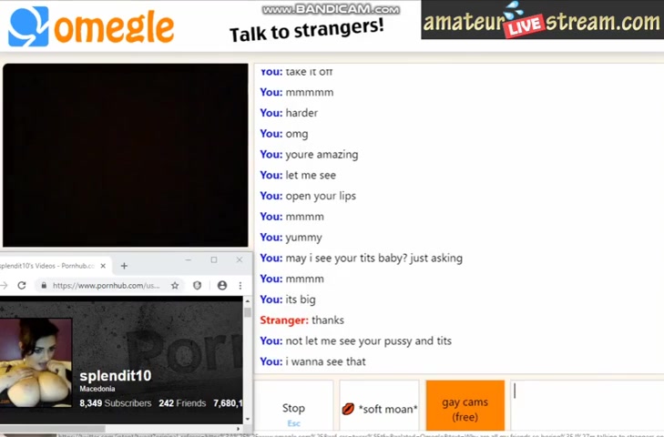 Amazing Omegle Porn cap..Listen to the wet pussy slaps