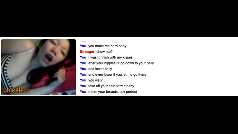 Asain girl gets crazy horny and cums on cam for me