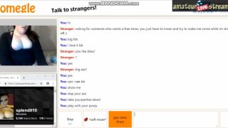 BBW putting doing free shows on Omegle Porn