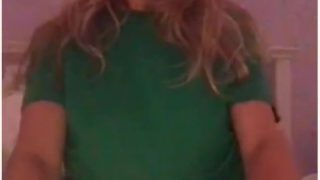 Blonde big boobs on omegle