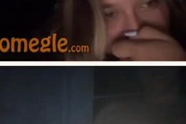 Blonde girl humiliates small penis on Omegle Porn