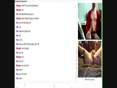 Blonde girl on omegle