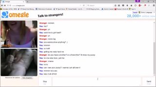 Busty Blonde teases on omegle