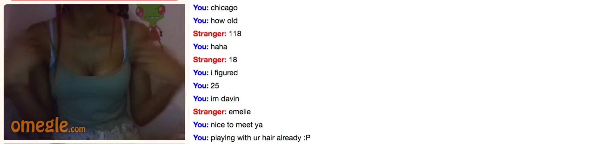 Omegle Porn Worm 459 / Chat Fun