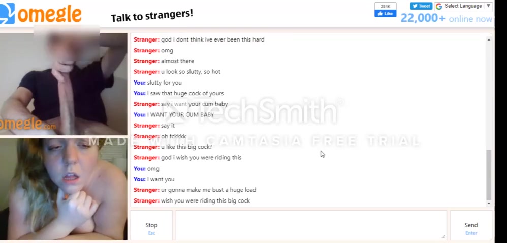 Chubby slut on Omegle Porn
