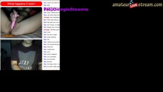 Clothed guy, masturbating babe on omegle