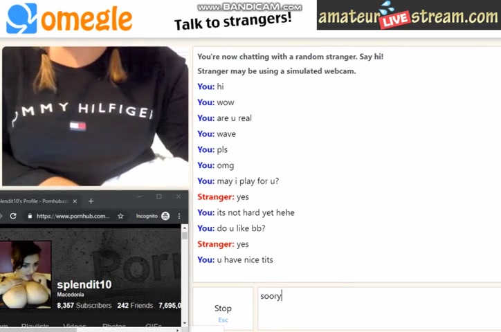 Compilation of young women masturbating on Omegle Porn