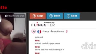 Omegle Porn/DirtyRoulette Horny French girl obeys