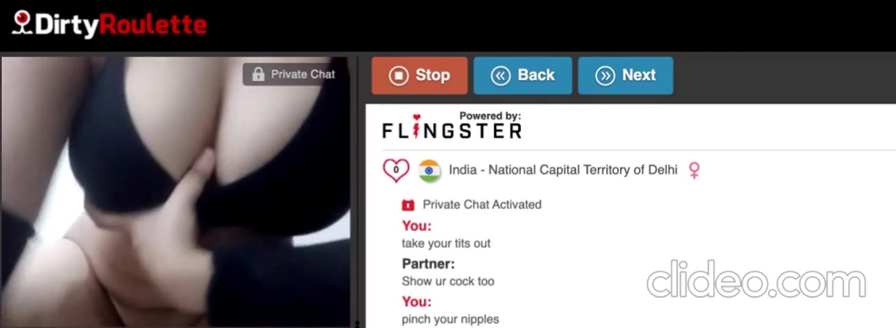 Omegle Porn/DirtyRoulette – Horny Indian Obeys Daddy