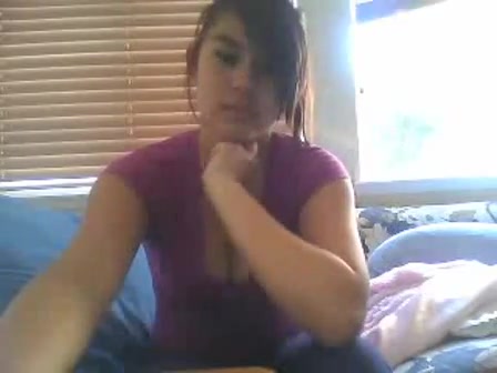 Finally she flashes them titties