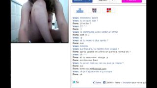 French girl on webcam