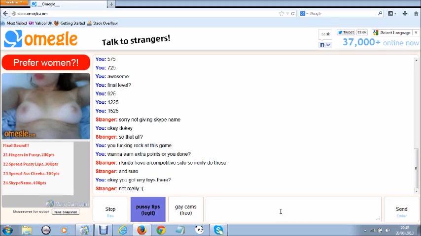 Omegle Porn Worm 218 / Game Time