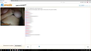 Girl from Omegle Porn Fondles her Great Tits.mp4