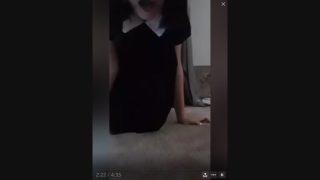 Goth webcam slut