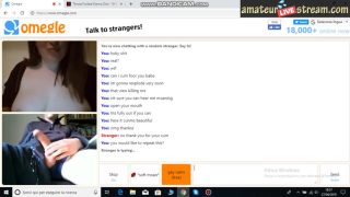 Guy cums for sexy chubby babe on Omegle Porn