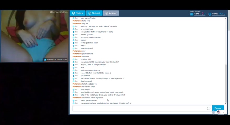 Horny 18 Year Old on Omegle Porn