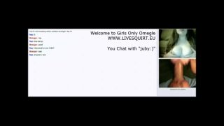 Huge tit teen and fleshlight guy playing on omegle