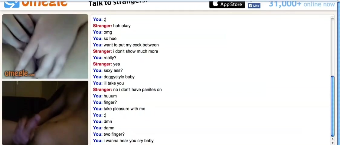 Nice omegle teen