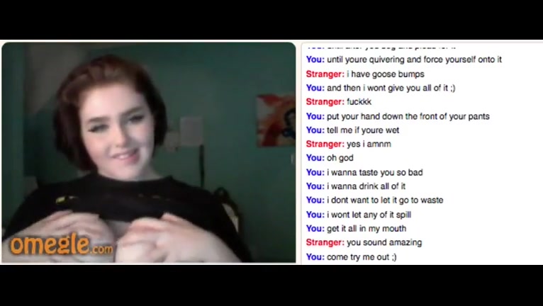 OMEGLE Girl shows her tits.mp4